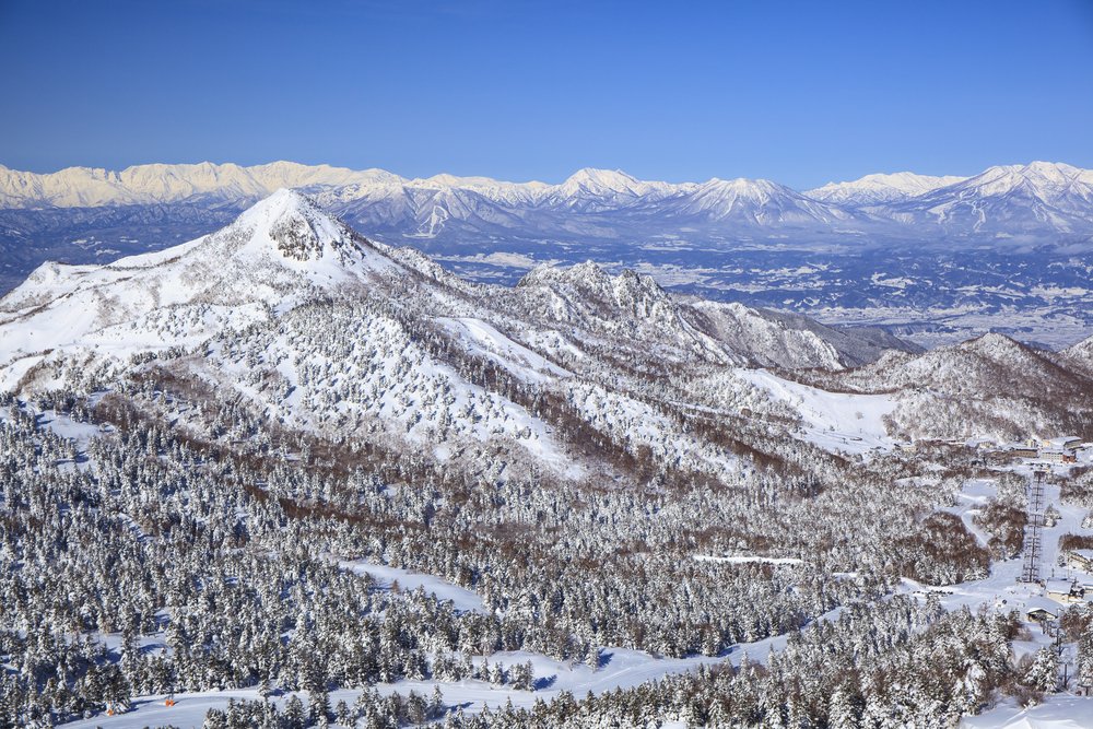 Shiga Kogen resort in winter