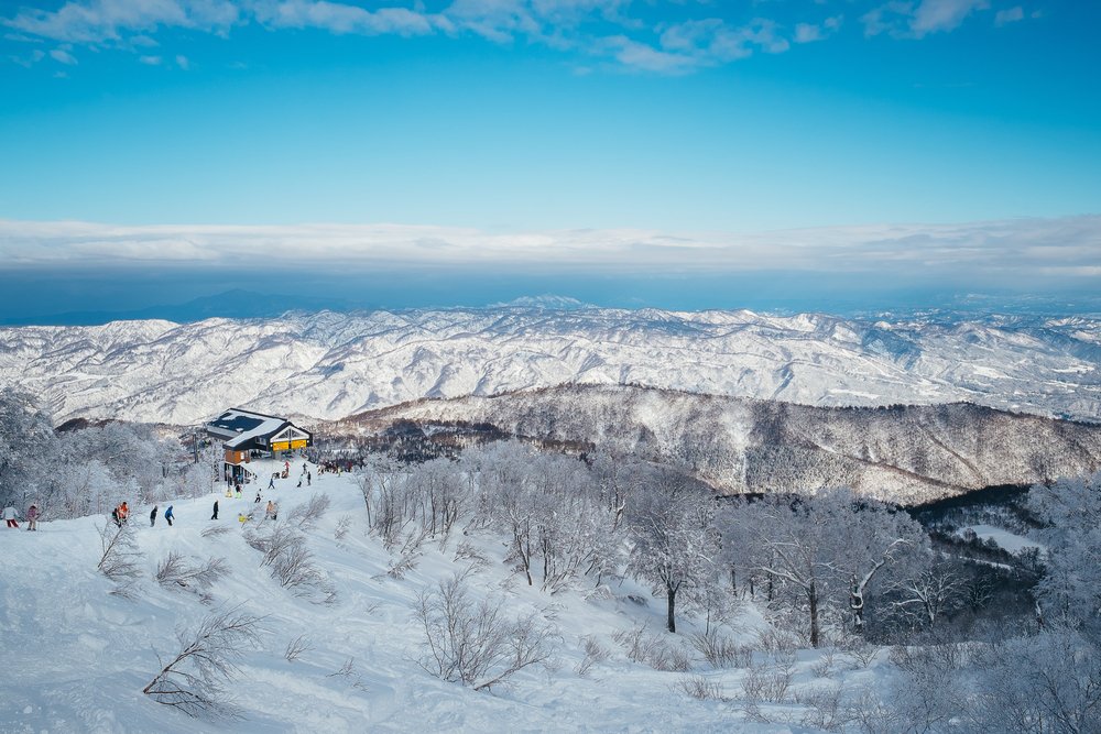 nozawa Winter mountain top