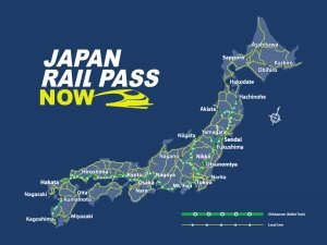 Japan Rail Pass Map