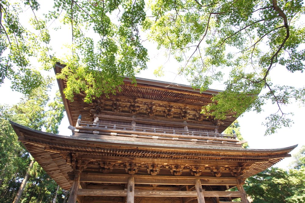 Famous Japanese Temple , Engaku ji Japan Temple at Kamakura City, Kanagawa