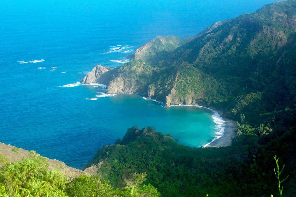 Hatsuneura coast in ogasawara island