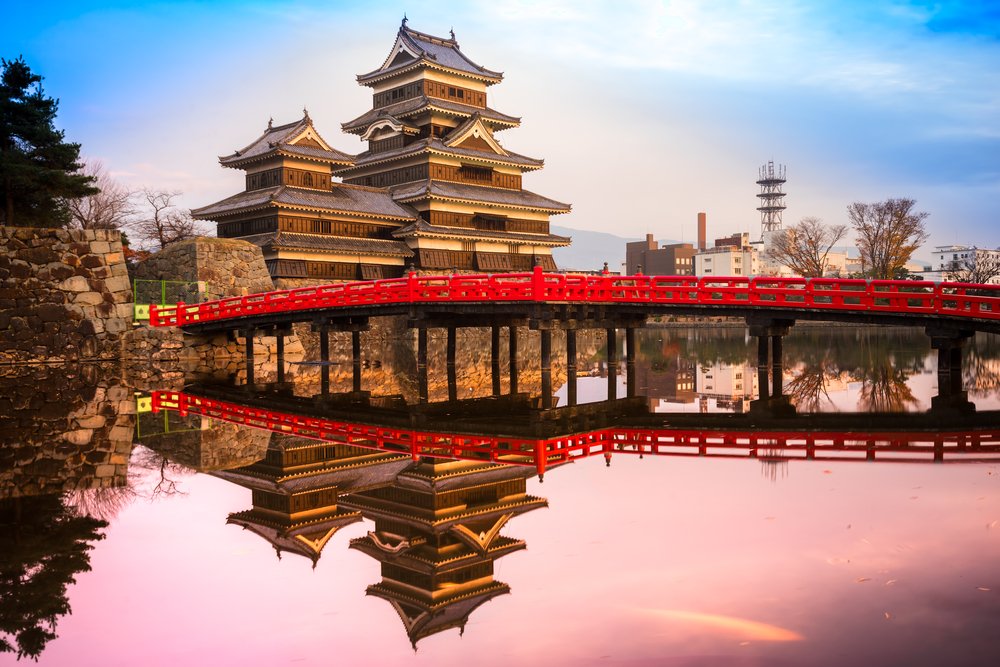 Matsumoto Castle in Autumn, Nagano prefecture, Japan