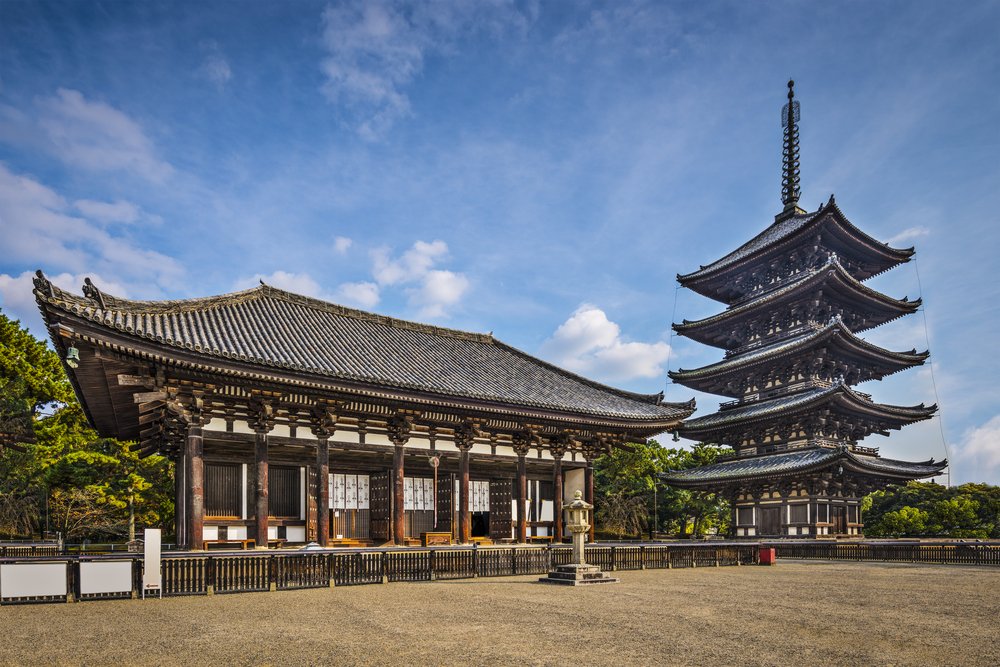 Kofuku-ji Temple in Nara, Japan